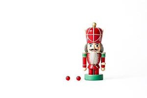 Red Nutcracker With Red Balls photo