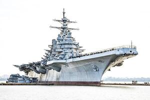 Battleship in the Harbor photo