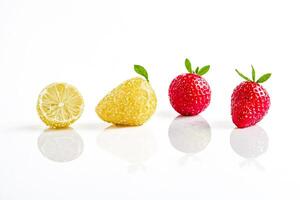 Fresh Lemon and Strawberries photo