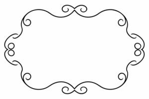 Elegant Frame Design with White Background, Illustration, Cartoons, Clipart, Line Art, Elegant frame design with white background, perfect for illustrations, cartoons, clipart, and line art vector