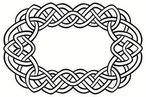Elegant Frame Design with White Background, Illustration, Cartoons, Clipart, Line Art, Elegant frame design with white background, perfect for illustrations, cartoons, clipart, and line art vector