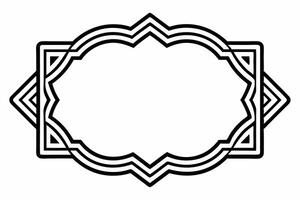 Elegant Frame Design with White Background, Illustration, Cartoons, Clipart, Line Art, Elegant frame design with white background, perfect for illustrations, cartoons, clipart, and line art vector