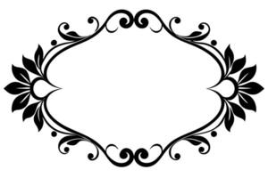 Elegant Frame Design with White Background, Illustration, Cartoons, Clipart, Line Art, Elegant frame design with white background, perfect for illustrations, cartoons, clipart, and line art vector
