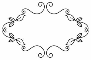 Elegant Frame Design with White Background, Illustration, Cartoons, Clipart, Line Art, Elegant frame design with white background, perfect for illustrations, cartoons, clipart, and line art vector