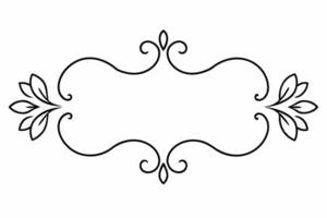 Elegant Frame Design with White Background, Illustration, Cartoons, Clipart, Line Art, Elegant frame design with white background, perfect for illustrations, cartoons, clipart, and line art vector