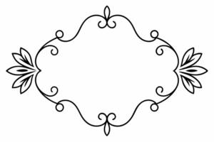Elegant Frame Design with White Background, Illustration, Cartoons, Clipart, Line Art, Elegant frame design with white background, perfect for illustrations, cartoons, clipart, and line art vector