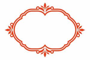 Elegant Frame Design with White Background, Illustration, Cartoons, Clipart, Line Art, Elegant frame design with white background, perfect for illustrations, cartoons, clipart, and line art vector
