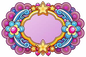 Elegant Frame Design with White Background, Illustration, Cartoons, Clipart, Line Art, Elegant frame design with white background, perfect for illustrations, cartoons, clipart, and line art vector