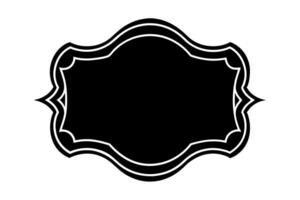 Elegant Frame Design with White Background, Illustration, Cartoons, Clipart, Line Art, Elegant frame design with white background, perfect for illustrations, cartoons, clipart, and line art vector