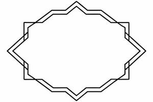 Elegant Frame Design with White Background, Illustration, Cartoons, Clipart, Line Art, Elegant frame design with white background, perfect for illustrations, cartoons, clipart, and line art vector