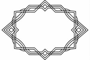 Elegant Frame Design with White Background, Illustration, Cartoons, Clipart, Line Art, Elegant frame design with white background, perfect for illustrations, cartoons, clipart, and line art vector