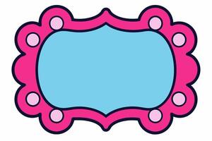 Elegant Frame Design with White Background, Illustration, Cartoons, Clipart, Line Art, Elegant frame design with white background, perfect for illustrations, cartoons, clipart, and line art vector