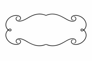 Elegant Frame Design with White Background, Illustration, Cartoons, Clipart, Line Art, Elegant frame design with white background, perfect for illustrations, cartoons, clipart, and line art vector