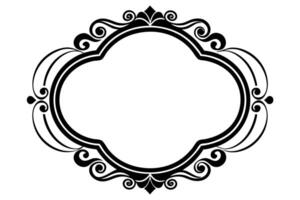 Elegant Frame Design with White Background, Illustration, Cartoons, Clipart, Line Art, Elegant frame design with white background, perfect for illustrations, cartoons, clipart, and line art vector