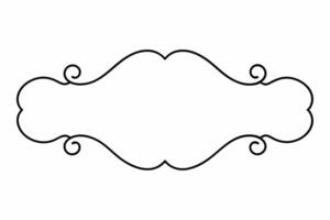 Elegant Frame Design with White Background, Illustration, Cartoons, Clipart, Line Art, Elegant frame design with white background, perfect for illustrations, cartoons, clipart, and line art vector