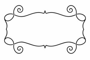 Elegant Frame Design with White Background, Illustration, Cartoons, Clipart, Line Art, Elegant frame design with white background, perfect for illustrations, cartoons, clipart, and line art vector