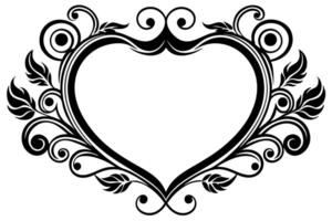 Elegant Frame Design with White Background, Illustration, Cartoons, Clipart, Line Art, Elegant frame design with white background, perfect for illustrations, cartoons, clipart, and line art vector