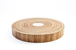 Circular Wooden Tabletop with Circular Hole photo