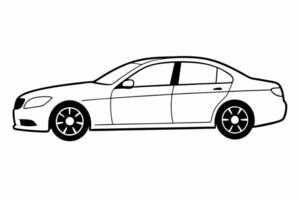 Mercedes Benz C Class Car Illustration White Background, Cartoons, Clipart And Line Art, Mercedes Benz C Class illustration on white background, perfect for various designs vector