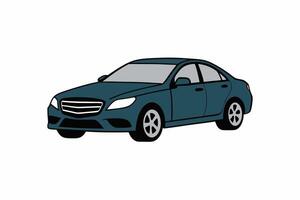 Mercedes Benz C Class Car Illustration White Background, Cartoons, Clipart And Line Art, Mercedes Benz C Class illustration on white background, perfect for various designs vector