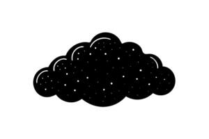 Cloud with White Background Illustration, Cartoon, Clipart, and Line Art Design, Cloud illustration, cartoon, clipart, and line art with a white background vector