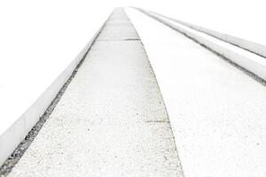 Perspective of White Concrete Pathway photo