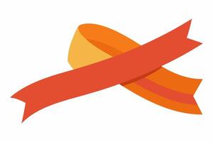 Elegant Ribbon with White Background Illustration, Cartoons, Clipart, and Line Art Design, Elegant ribbon design in various styles on a white background, perfect for any digital project. vector
