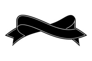 Elegant Ribbon with White Background Illustration, Cartoons, Clipart, and Line Art Design, Elegant ribbon design in various styles on a white background, perfect for any digital project. vector
