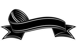 Elegant Ribbon with White Background Illustration, Cartoons, Clipart, and Line Art Design, Elegant ribbon design in various styles on a white background, perfect for any digital project. vector