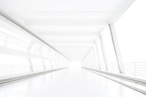 White Tunnel in Modern Architecture photo