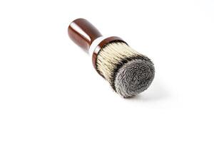 Shaving Brush on White Background photo