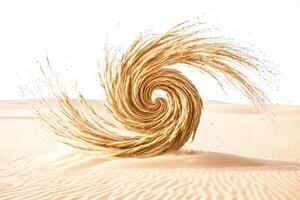 Sand Swirl in the Desert photo