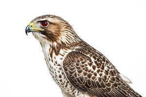 Close-up of a Red-tailed Hawk with Sharp Gaze photo