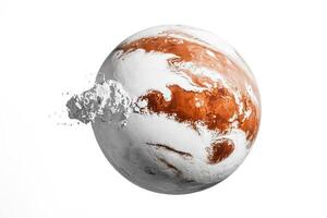 Planet Exploding In Space photo
