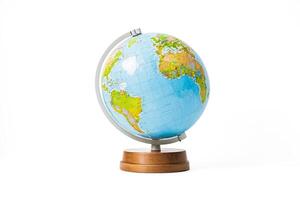 Globe on White Background photo