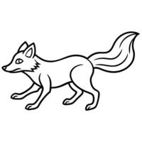 Darwins Fox runs icon vector