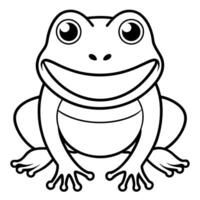 Darwins Frog smiles icon vector