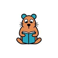 Dassie Rat mouse learns icon vector