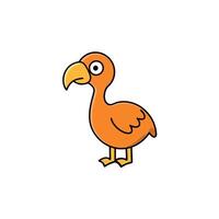 Dodo bird goes icon vector