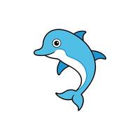 Dolphin Fish dancing icon vector