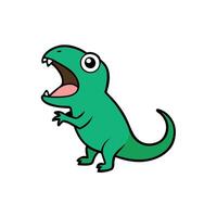 Draco Lizard screams icon vector