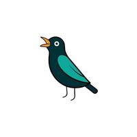 Dracula Parrot play icon vector
