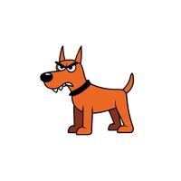 Drever dog angry icon vector