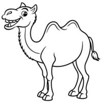 Dromedary Camels camel learns icon vector