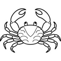 Dungeness Crab stands icon vector