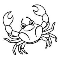 Dungeness Crab dancing icon vector