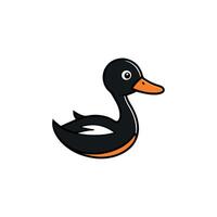 Eared Grebe duck learns icon vector