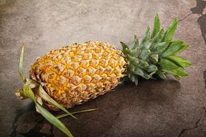 Fresh ripe sweet juicy Pineapple photo