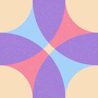 Geometric object with riso print effect. . Graphic element for fabric, textile, clothing, wrapping paper, wallpaper, poster. Graphic element. Perfect For your own decoration or design vector