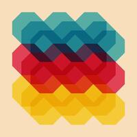 Geometric object with riso print effect. . Graphic element for fabric, textile, clothing, wrapping paper, wallpaper, poster. Graphic element. Perfect For your own decoration or design vector